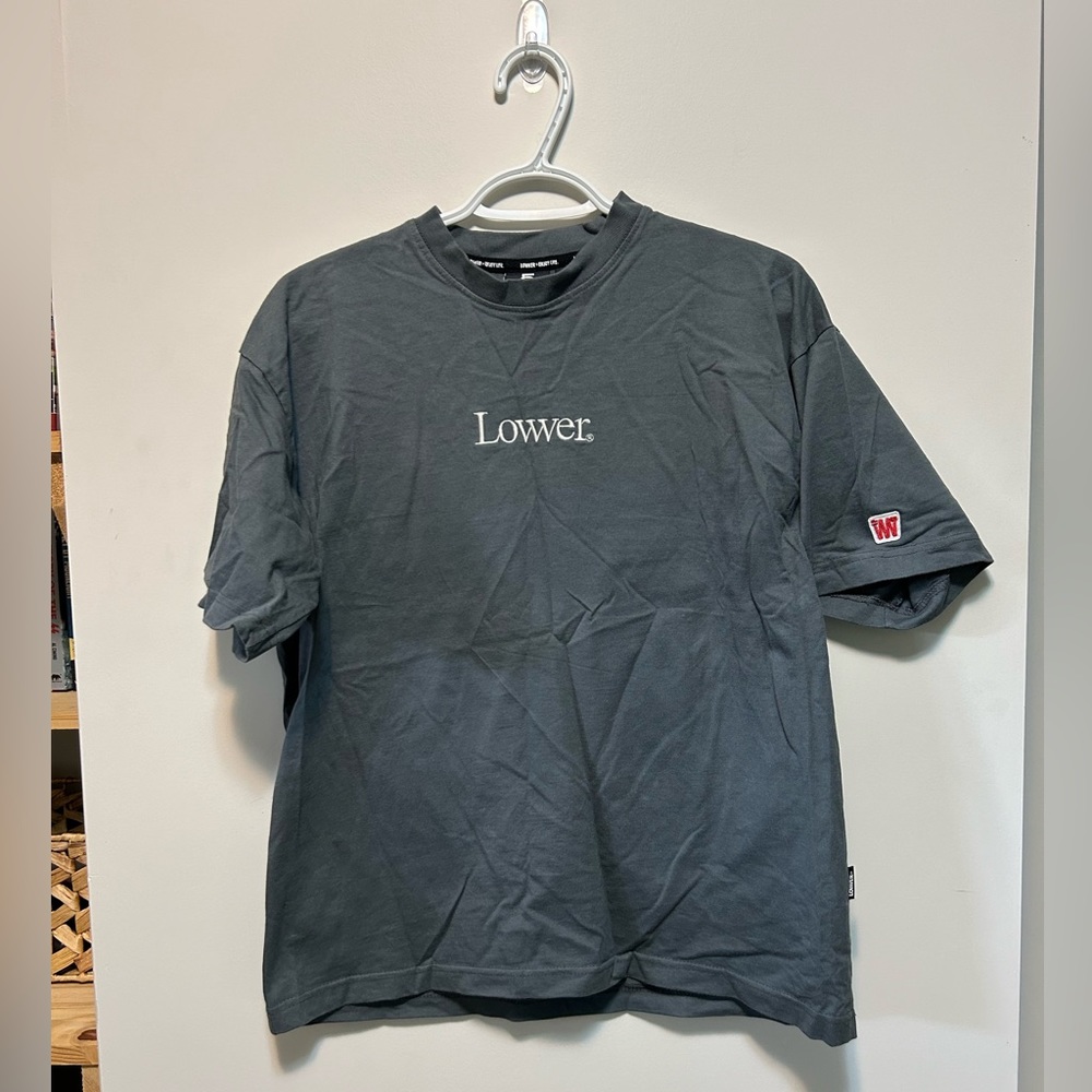 Women’s Grey Lower T-Shirt, Size: 8